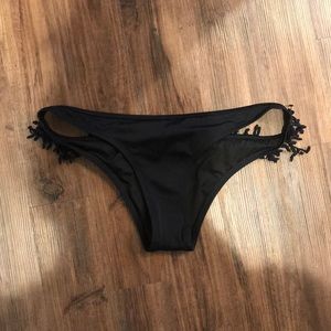 Black Cheeky swimsuit bottoms